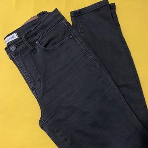 Madewell faded black high riser skinny